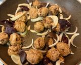 肉団子ときくらげの卵炒め作り方5写真