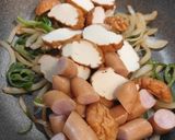 ウインナーとピーマンのおかず揚げ入り梅おかか炒め作り方3写真
