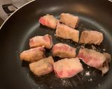 肉巻きしいたけお弁当用作り方3写真