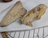 茹でた冷凍骨取り鯖のエコ寿司作り方3写真