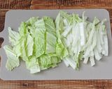 ☆簡単☆たまごと白菜のやみつきツナサラダ作り方1写真