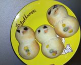 プチXmas会Snowマンのパン作り方5写真