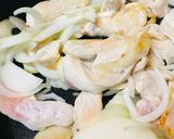 そぎ切りチキンのスキヤキ風あまから焼き作り方2写真