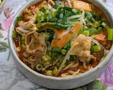 鶏ガラ海鮮旨辛味噌ラーメン🍜6杯目作り方11写真