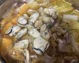 本当に美味しい牡蠣鍋作り方4写真