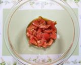 暑い日に食べたい大葉トマト和風冷製パスタ作り方4写真