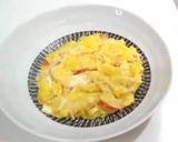 ワンパン簡単☆カニカマでカニ玉あんかけ作り方3写真