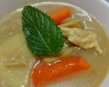 米粉で作るミルクスープカレー作り方6写真