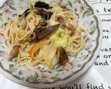 和風パスタ【ゆる四毒抜き】覚書作り方3写真