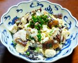 青梅塩麹漬け豚肉と生きくらげの炒り豆腐 作り方8写真