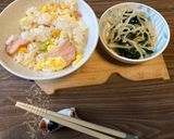厚切りベーコンとたまごのカンタンピラフ作り方7写真