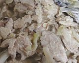 鶏むね肉と白菜のクリームスープパスタ作り方6写真
