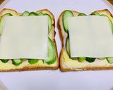シャッキリきゅうりとハムとチーズのサンドイッチ🥪作り方5写真