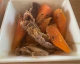 牛肉とにんじんの炒め煮作り方6写真