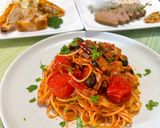 ミニトマトとツナのプッタネスカ作り方7写真