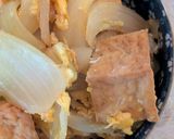 簡単★厚揚げ豆腐と玉ねぎのたまごとじ作り方7写真