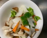 お一人様クリーム味噌キムチ味豆腐野菜炒め作り方12写真
