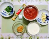 簡単昼食ウニ？味噌トマトクリームのパスタ作り方1写真