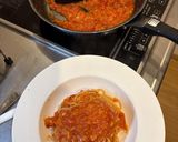 トマトとにんにくのパスタ作り方10写真