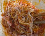 レトルトでカニ風味パスタ作り方3写真