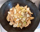 スタ満そば風ラーメン　パクチー乗せ作り方4写真