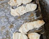 簡単★刺身あとのサメ肉焼き作り方1写真
