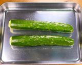 夏野菜の🍅にんにくごま油＆塩昆布和え🤤🥗作り方1写真