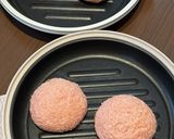ふっくらジューシーな焼き芋入りハンバーグ作り方2写真