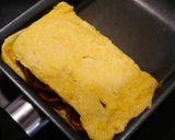 簡単！だし巻き卵☆焼きそばリメイク作り方5写真