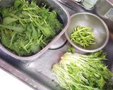 春菊と水菜の佃煮風、アレンジ自由作り方1写真