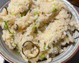 しじみの炊き込みご飯 しらす乗せ作り方4写真