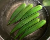 オクラの塩昆布和え作り方2写真