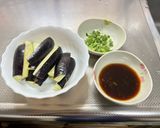なす🍆のレンチンで蒸し香味ダレ😃作り方1写真