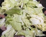 春キャベツとベーコンのにんにく塩炒め作り方3写真