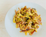 つくしの佃煮の卵炒め作り方2写真