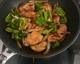 ☆簡単☆鶏ももピーマンのオイポン炒め作り方4写真