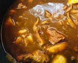 出汁カレー●煮込みマイタケ＆ポークカレー作り方3写真