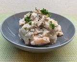 里芋と海老のサラダ🦐作り方3写真