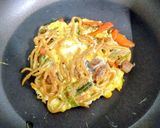 残り焼きそばアレンジ✳焼きそばトースト作り方5写真