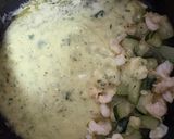 ズッキーニとエビのパスタ作り方7写真