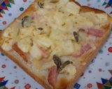 キノコ餅な♪チーズトースト作り方7写真