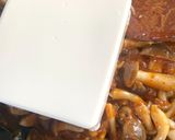 爽やか絹サヤとぷりぷりしめじの麻婆丼作り方10写真