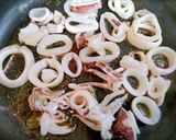 簡単昼食・夕飯！イカ茸ブロッコリーパスタ作り方4写真