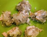 はんぺんでふっくら♪椎茸の海老詰め　白だし煮作り方4写真