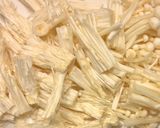 えのきとサラダ小松菜の味噌汁作り方1写真