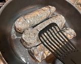 俵型ハンバーグ(ホットプレート仕上げ)作り方7写真
