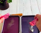バタフライピーゼリーのせ杏仁豆腐作り方2写真