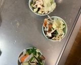 肉無豆腐中華風コク旨梅ウスター味野菜炒め作り方13写真