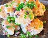 たこと枝豆の紅生姜つくね作り方6写真