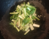 小松菜の中華炒め🇨🇳作り方3写真
